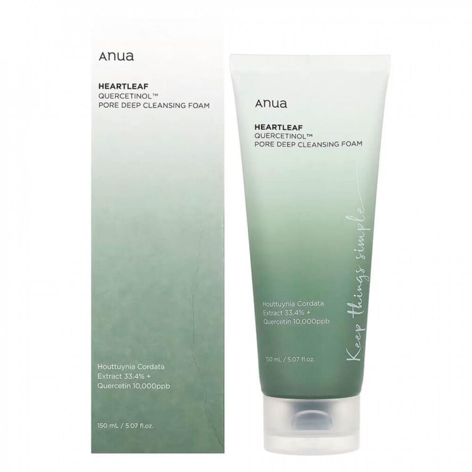 ANUA Heartleaf Quercetinol Pore Deep Cleasing Foam 150ml