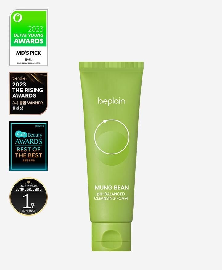 Beplain Mung Bean pH-Balanced Cleansing Foam 80ml