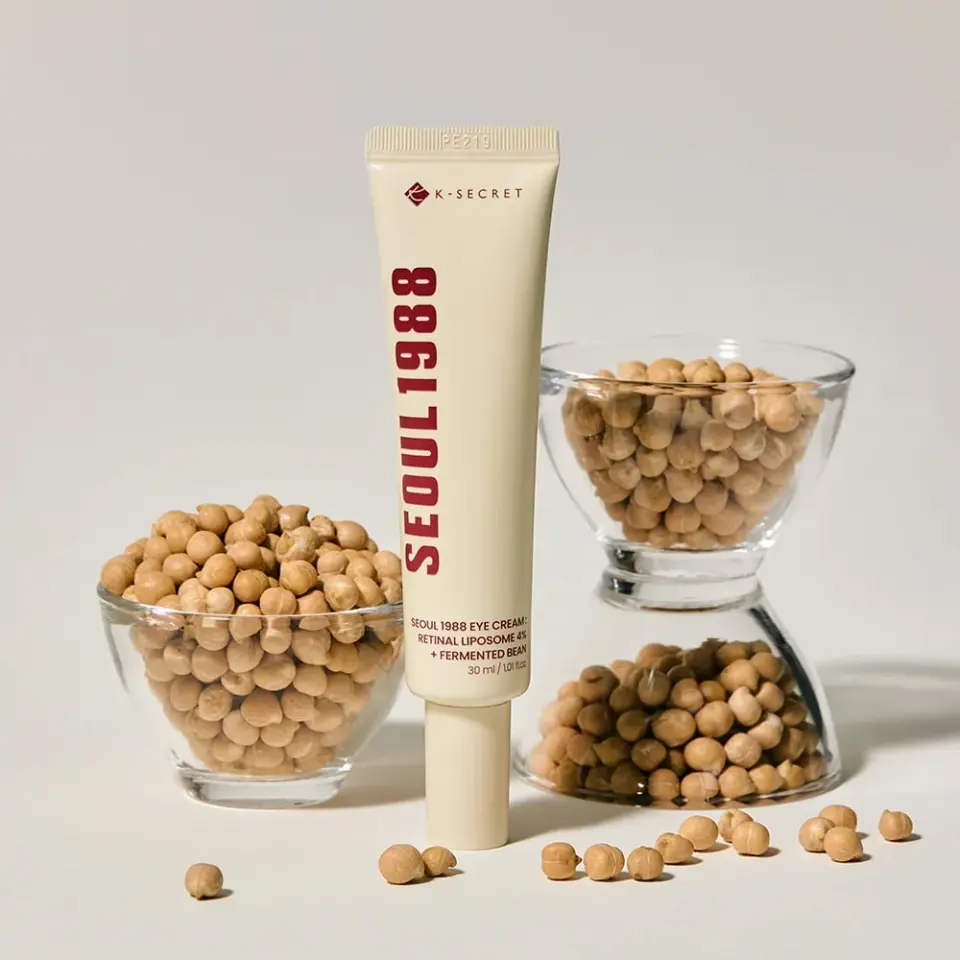 K-Secret SEOUL 1988 Eye Cream : Retinal Liposome 4% + Fermented Bean - Retinal İçerikli Sıkılaştırıcı