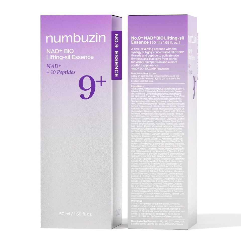 Numbuzin No.9 NAD Bio Lifting-sil Essence NAD+ - 50 Peptit ile Lifting Etkili, Sıkılaştırıcı Esans