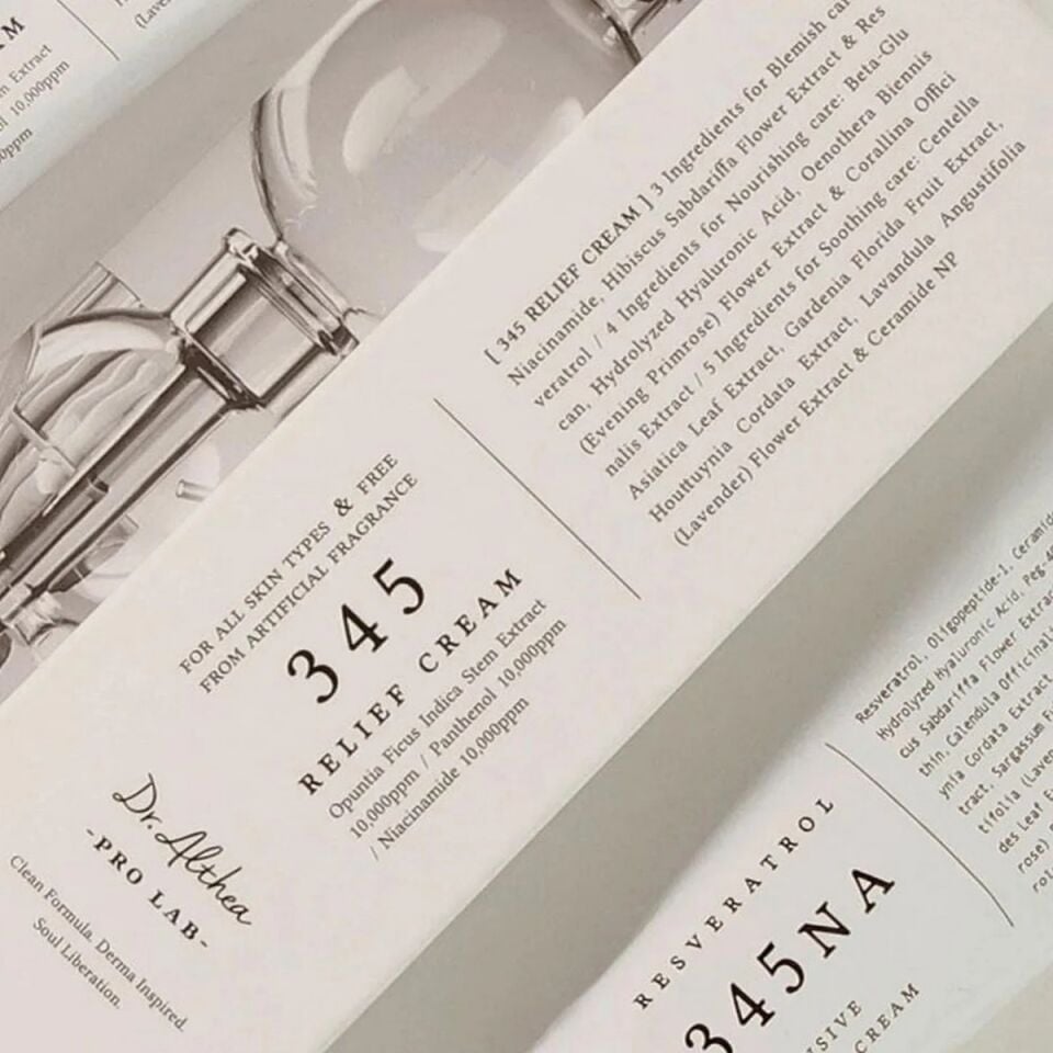 Dr. Althea 345 Relief Cream – Kızarıklık ve Tahrişi Yatıştırıcı Krem