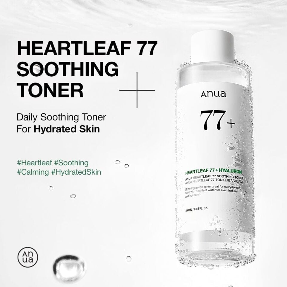 Anua Heartleaf 77% Soothing Toner Cilt Yatıştırıcı Nem Toneri
