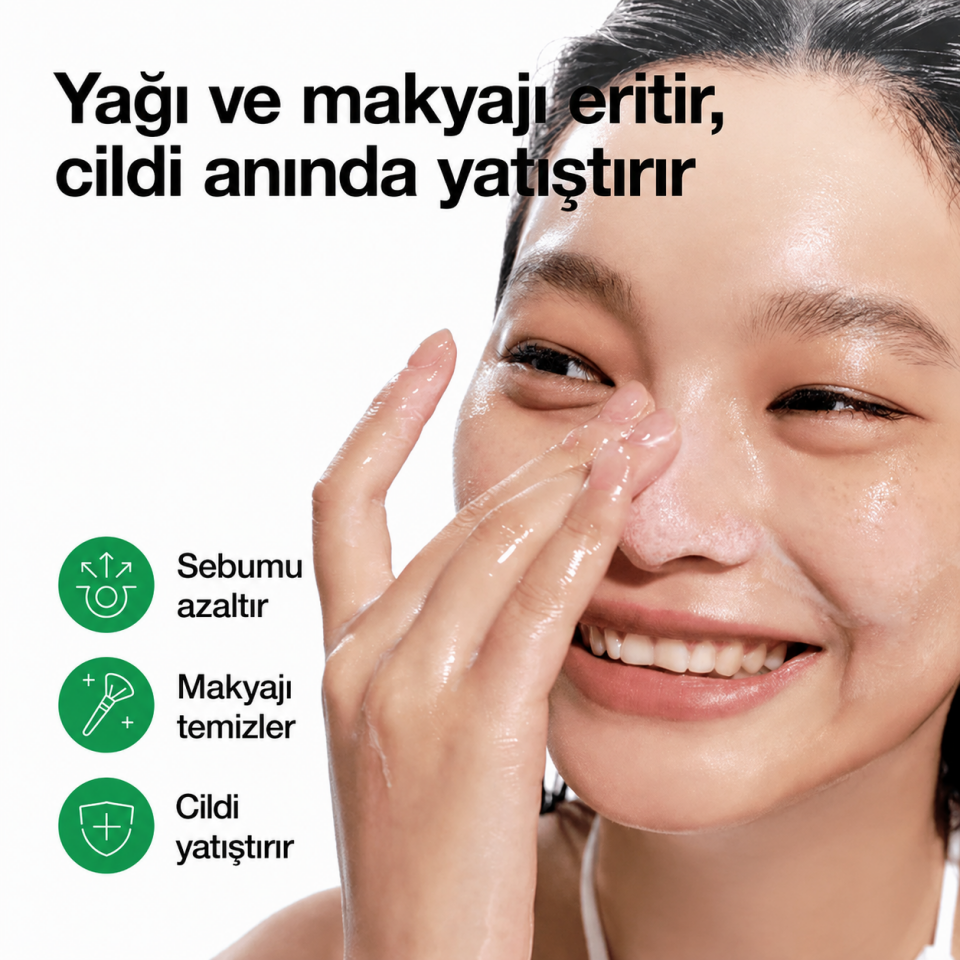 Anua Heartleaf Pore Control Cleansing Oil 200ml - Gözenek Bakımına Destek Temizleme Yağı
