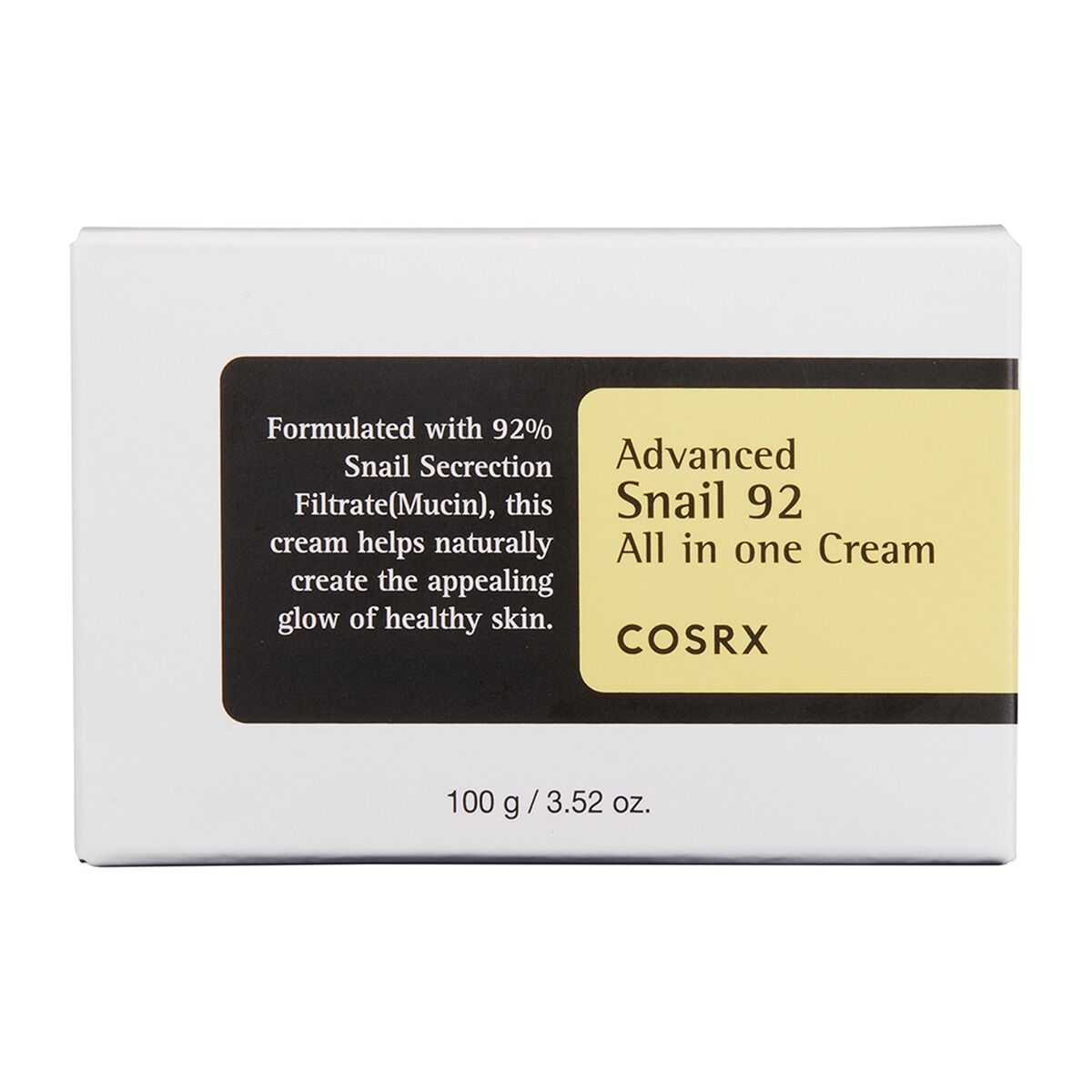 COSRX Advanced Snail 92 All In One Cream 100gr - Salyangoz Özlü Nemlendirici Krem