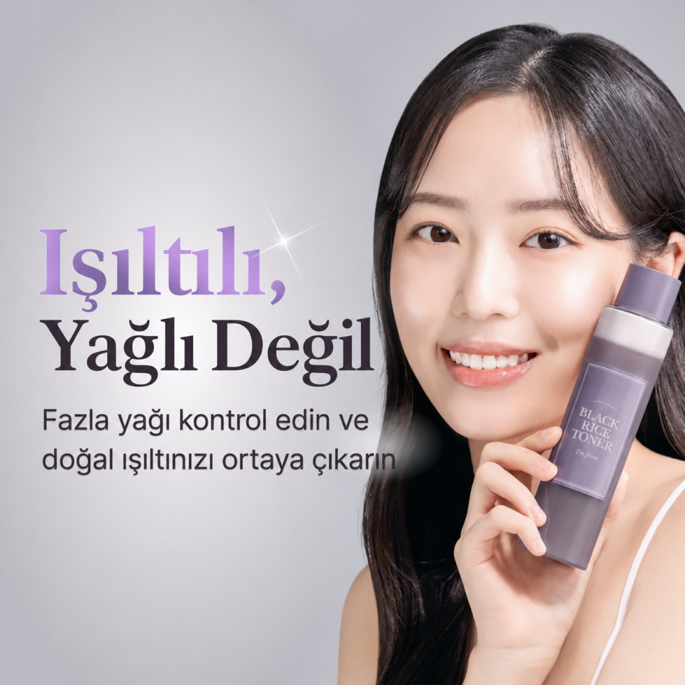I’m From Black Rice Toner 150 ml - Siyah Pirinç Özlü Nemlendirici Tonik