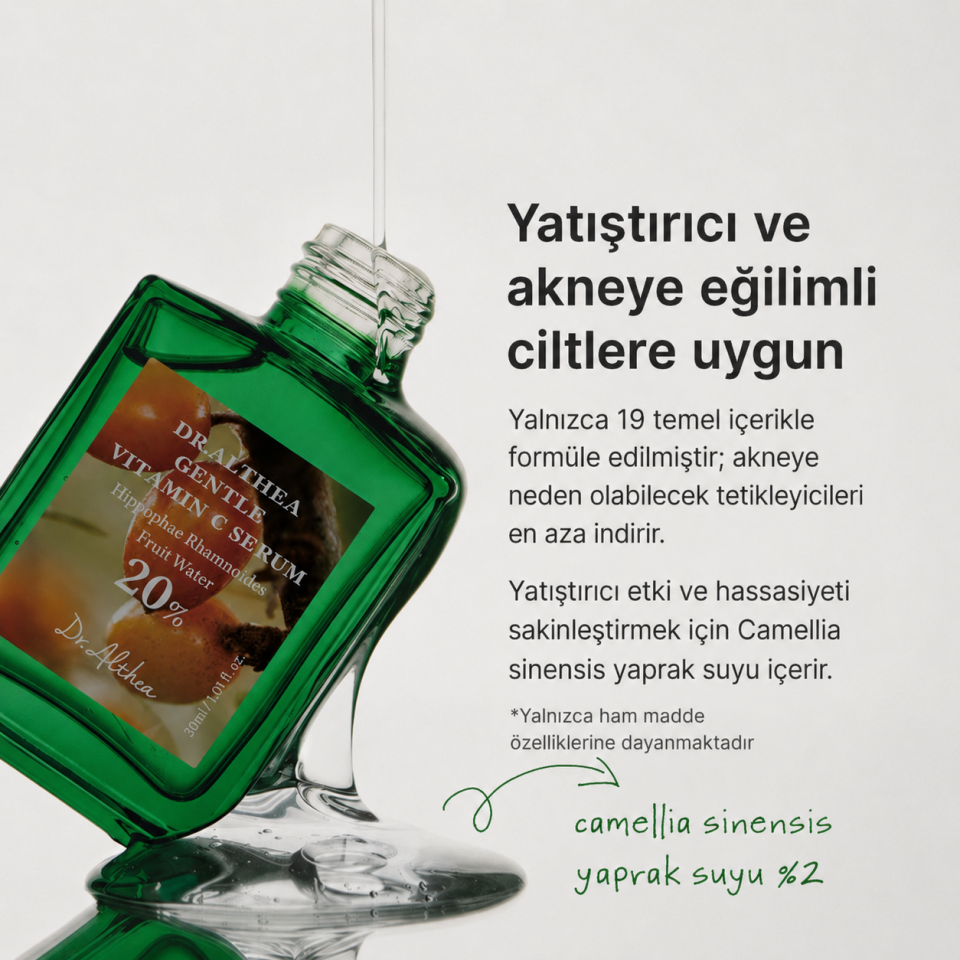 Dr. Althea Gentle Vitamin C Serum 30 ml - C Vitamini İçeren Aydınlatıcı Serum