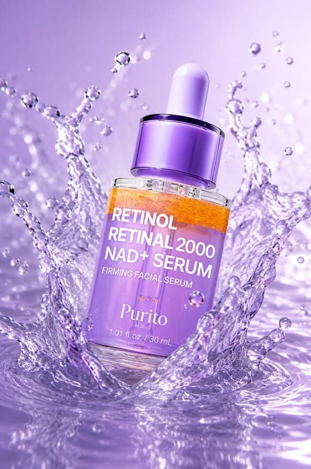 PURITO Retinol Retinal 2000 NAD+ Serum Yaşlanma Karşıtı Bakım Serumu 30 ml